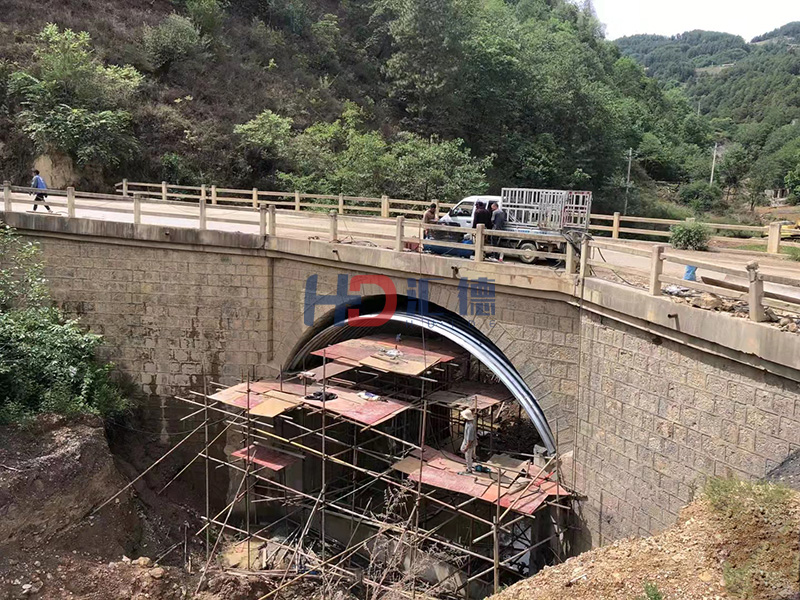 云南普洱木金塔桥洞加固3