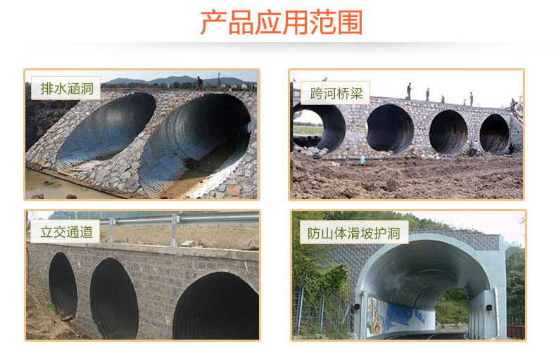 波纹钢管的用途和适用地形 波纹钢管的用途和适用地形